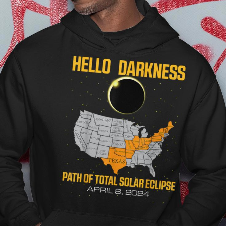 Great North American Path Of Total Solar Eclipse In April 08 Hoodie Unique Gifts