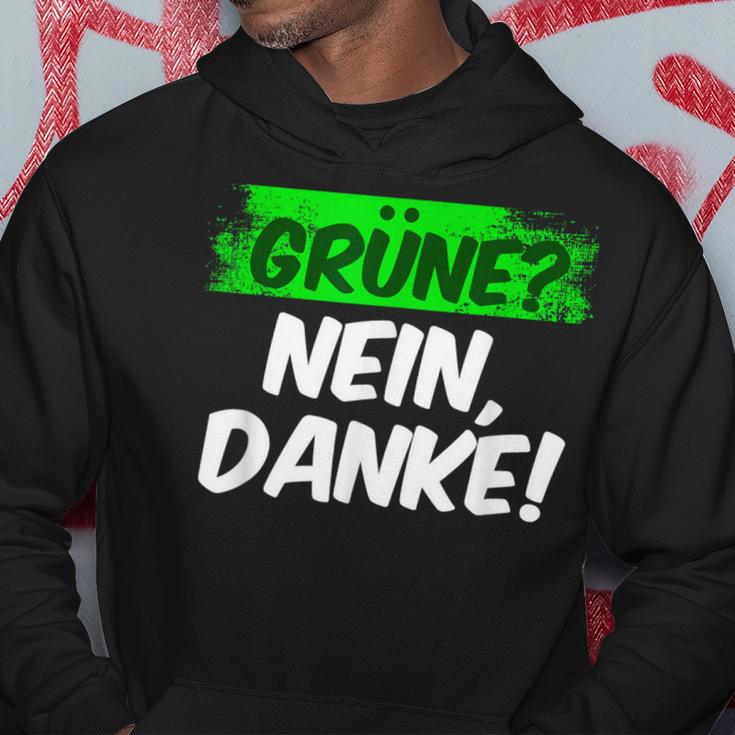 Green Nein Danke Statungnahme Hoodie Lustige Geschenke