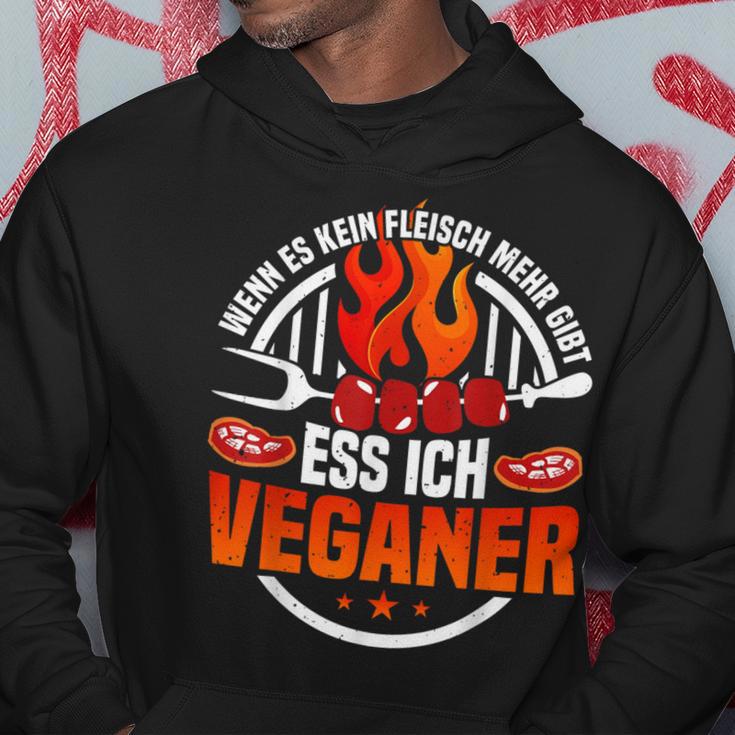 Grillen Saying Wenn Es Kein Fleisch Mehr Gibt Antiegan S Kapuzenpullover Lustige Geschenke