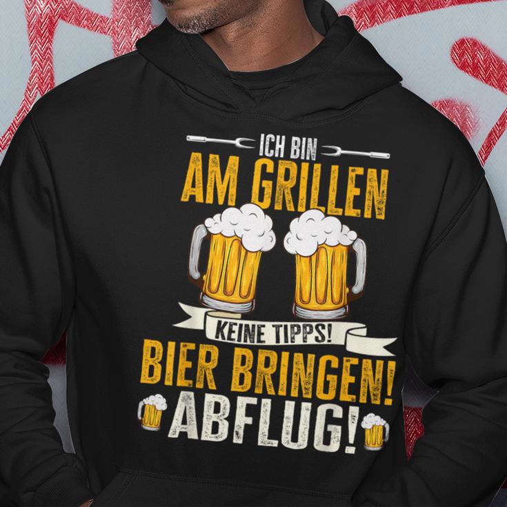 Grillmeister Bin Am Grill Papa Bbq Grill Grillabend Kapuzenpullover Lustige Geschenke