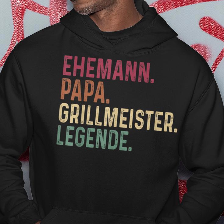 Grillmeister Dad Husband Legend Grill Kapuzenpullover Lustige Geschenke