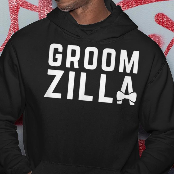 Groomzilla Groom Bachelor Party Couple Shower Wedding Hoodie Unique Gifts