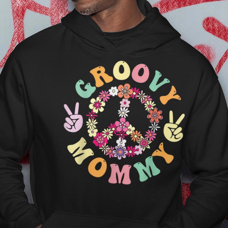 Groovy Mommy Retro Dad Matching Family 1St Birthday Party Hoodie Unique Gifts
