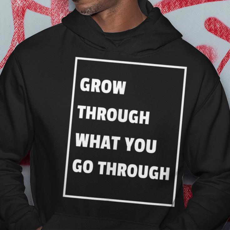 Grow Through What You Go Through RecoveryHoodie Unique Gifts