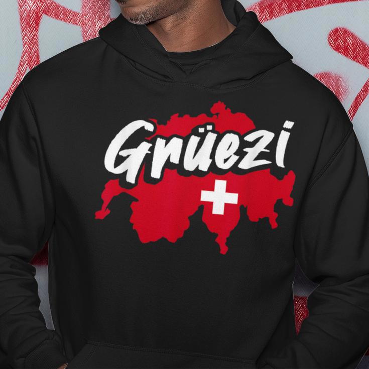 Grüezi Switzerland Switzerland Swiss German Dialect Hoodie Lustige Geschenke