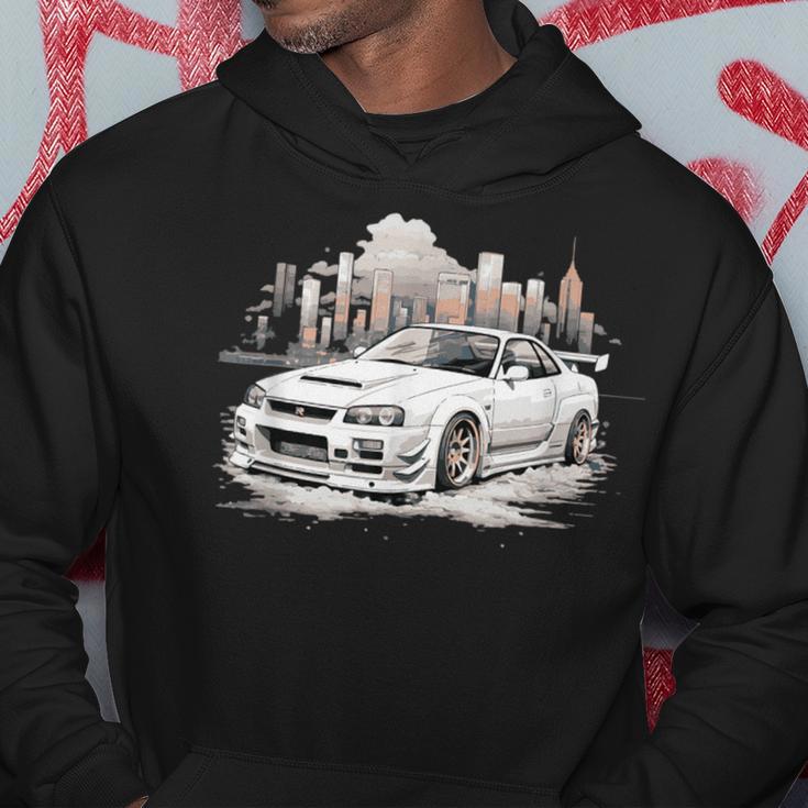 Gt R 34 Jdm Skyline Hoodie Lustige Geschenke