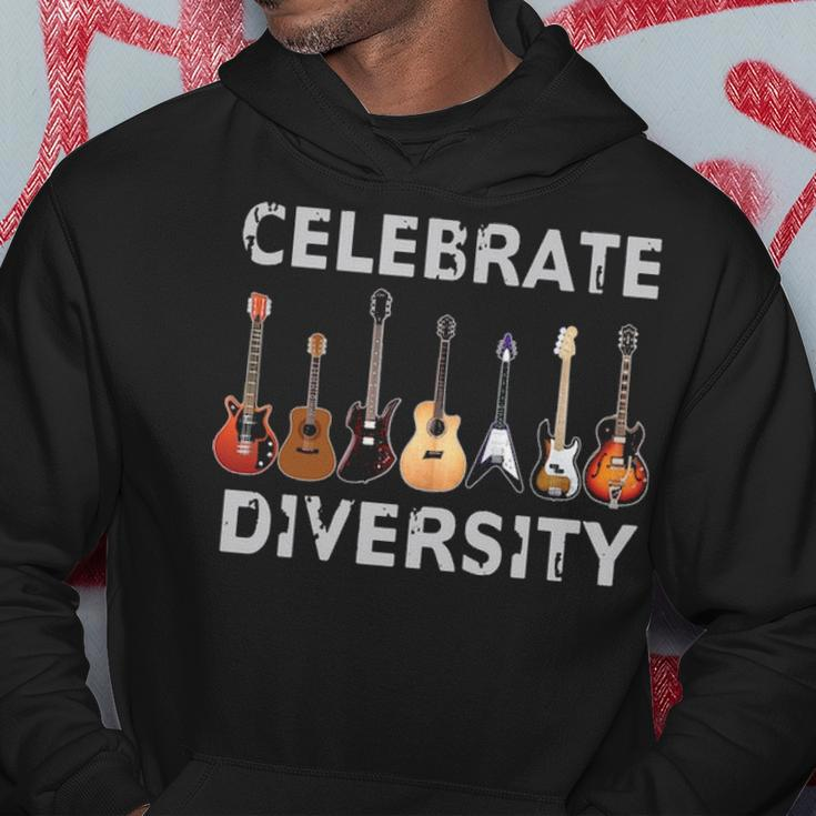 Guitar Celebrate Diversity Hoodie Unique Gifts