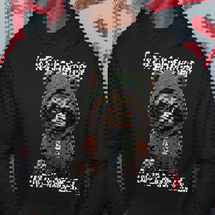 Guten Morgen Ganz Thin Ice Cream Black Hoodie Lustige Geschenke