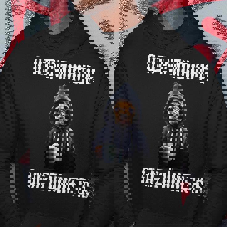 Guten Morgen Ganz Thinnes Ice Cream German Language Hoodie Lustige Geschenke