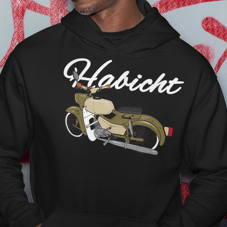 Habicht Motorrad Vintage Design Schwarzes Hoodie, Retro Biker Tee Lustige Geschenke