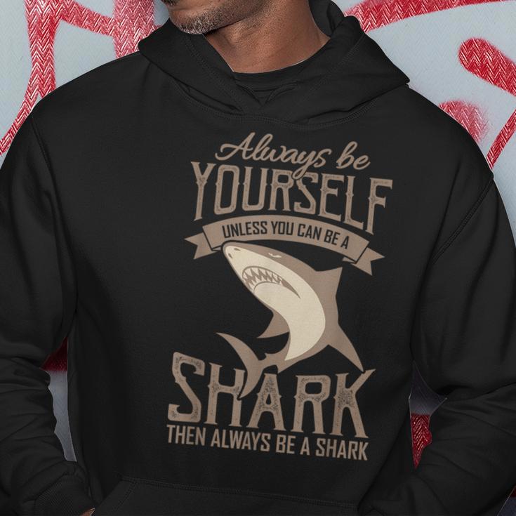 Hai Haie Sei Ein Hai Sei Ein Hai Taucher Hoodie Lustige Geschenke