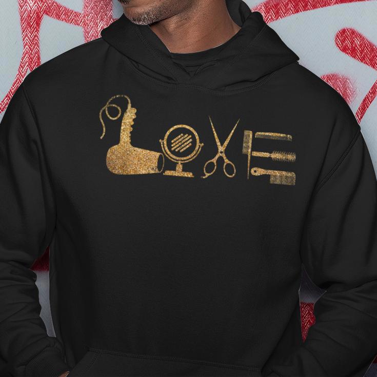 Hair Stylist Barber Love Hairdresser Hoodie Lustige Geschenke