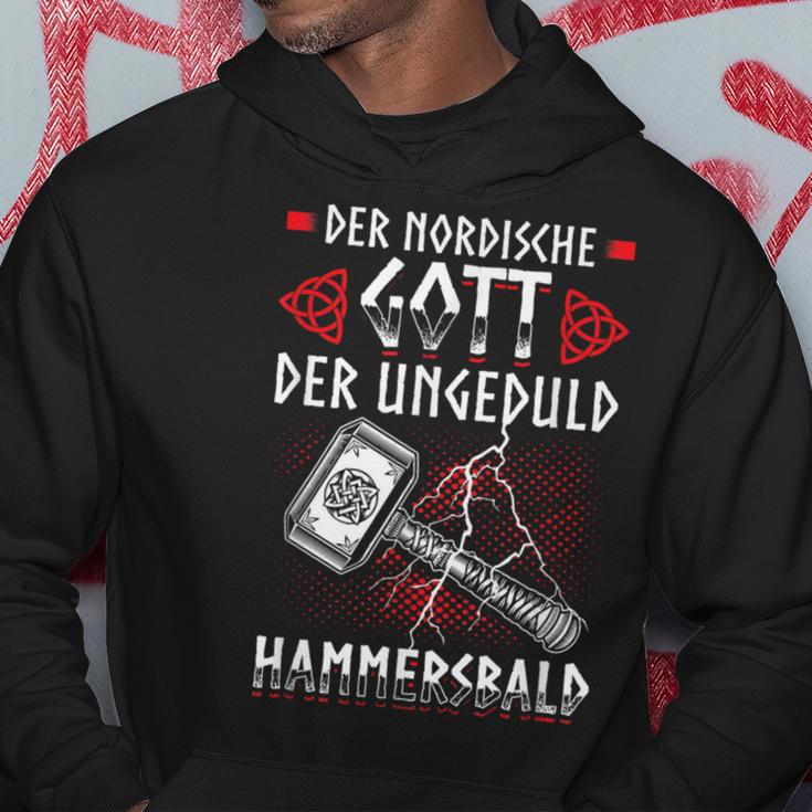 Hammersbald Nordic Mythology Patience Impatience Kapuzenpullover Lustige Geschenke