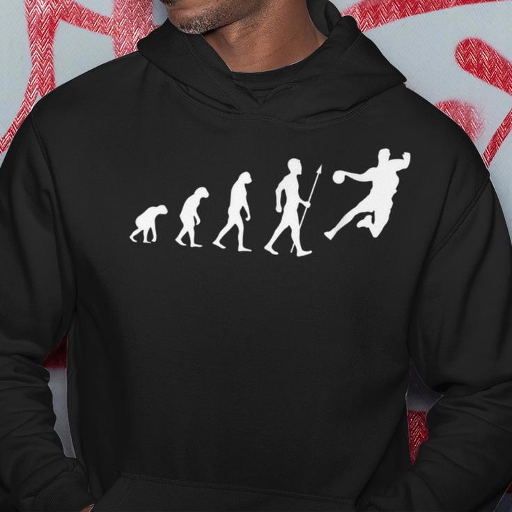 Handball Evolution Hoodie Lustige Geschenke