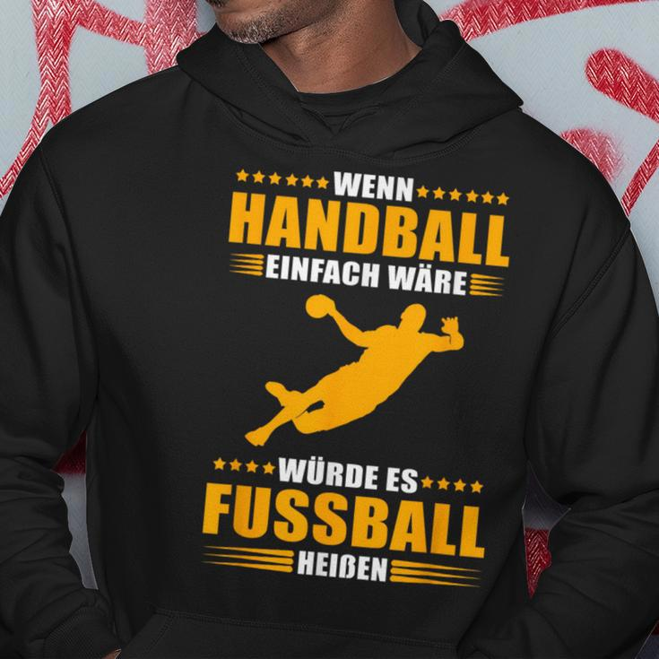 Handball Vs Fußball Genuine Handball Hoodie Lustige Geschenke