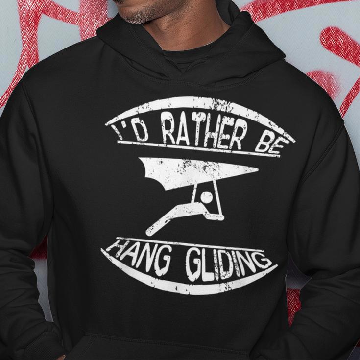 Hang Gliding Vintage Look Hang Glider Flying Hoodie Unique Gifts