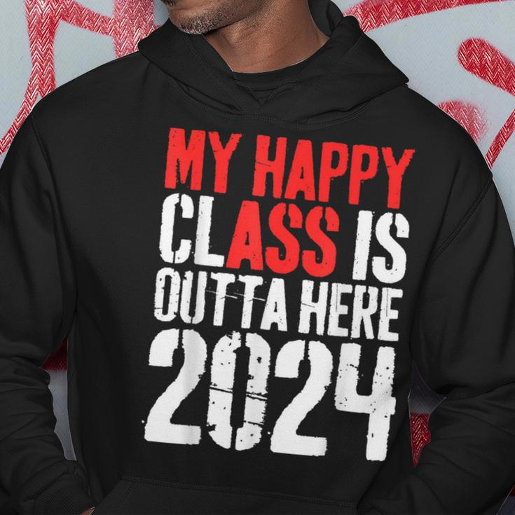 My Happy Class Is Outta Here 2024 Graduation Hoodie Unique Gifts