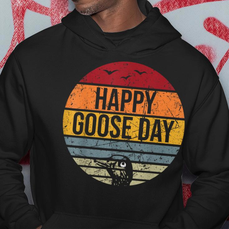 Happy Goose Day Vintage Goose Hoodie Unique Gifts