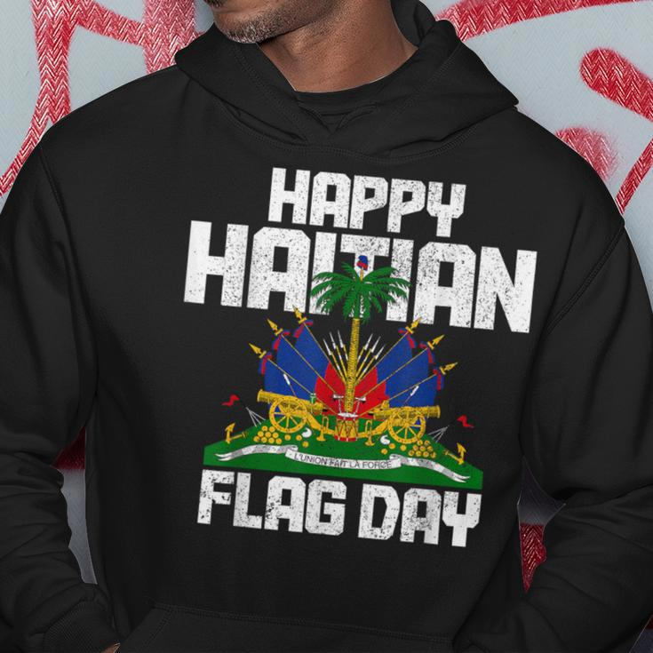 Happy Haitian Flag Day Haiti Flag Pride Hoodie Unique Gifts