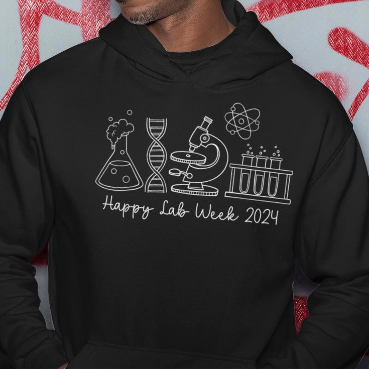 Happy Lab Week 2024 Laboratory Tech Love Technologist Hoodie Unique Gifts