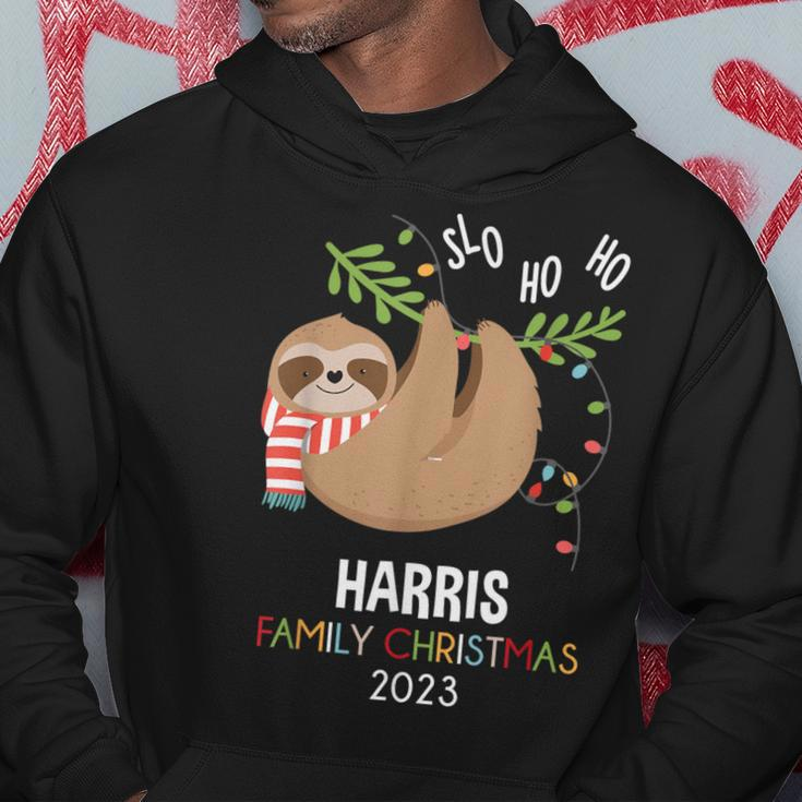 Harris Family Name Harris Family Christmas Hoodie Funny Gifts