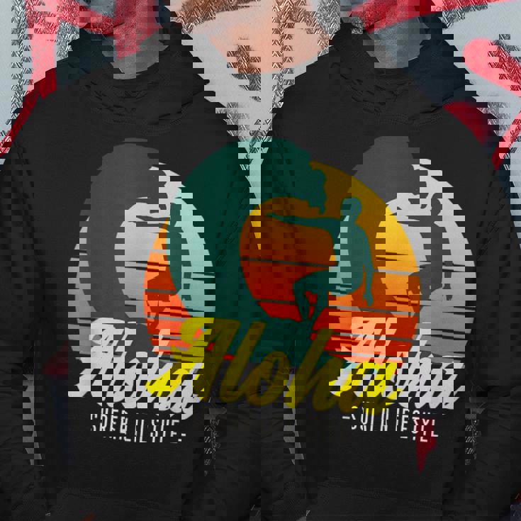 Hawaii Surfing Vacation & Hawaiian Surfer Hoodie Personalized Gifts