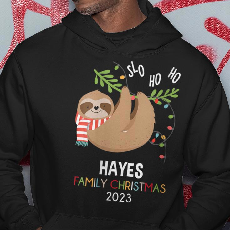 Hayes Family Name Hayes Family Christmas Hoodie Funny Gifts