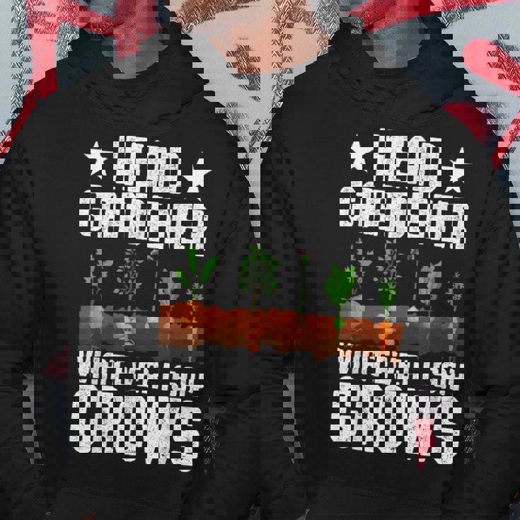 Head Gardener Garden Plants Lover Allotment Gardening Hoodie Personalized Gifts