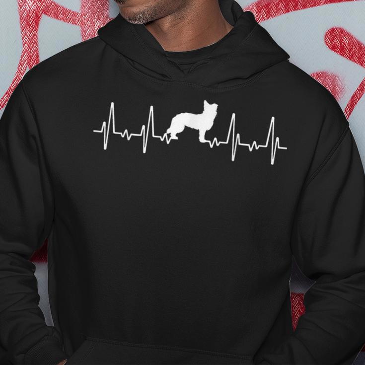 Heartbeat Border Collie Dog Lovers Hoodie Lustige Geschenke