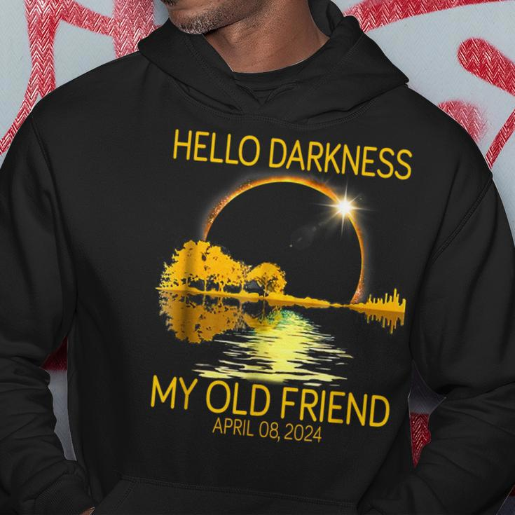 Hello Darkness My Old Friend 2024 Solar Eclipse 4824 Hoodie Funny Gifts