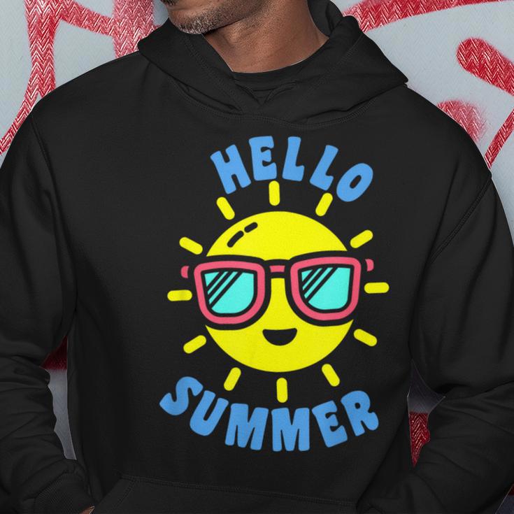 Hello Summer Happy Sun Hoodie Unique Gifts