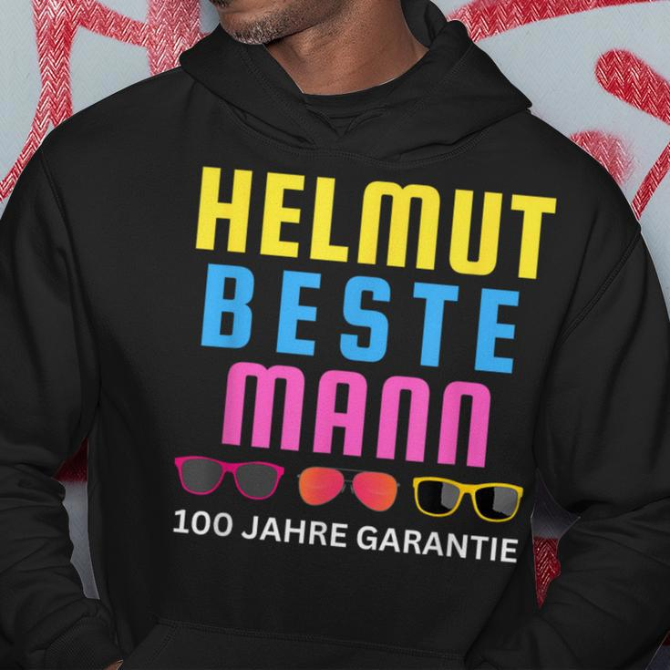Helmut Beste Mann 100 Jahre Garantie Mallorca Party Schwarz Hoodie Lustige Geschenke