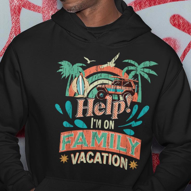 Help Me Im On A Family Vacation Summer Holiday Vintage Hoodie Unique Gifts