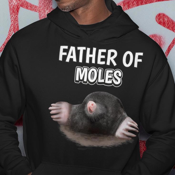 Herren Jungen Father Of Moles Papaatertag Maulwurf Kapuzenpullover Lustige Geschenke