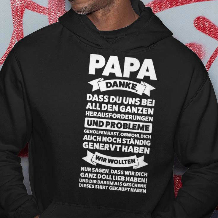 Herren Papa Danke Dass Du Uns Bei Allen Papa Familie Kapuzenpullover Lustige Geschenke