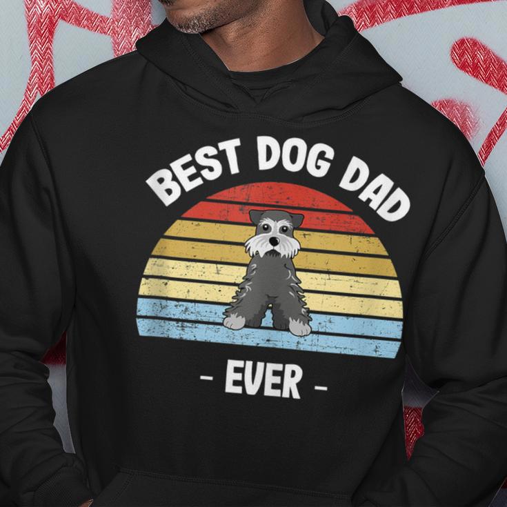 Herren Zwergschnauzer Papa Geschenk Kapuzenpullover Lustige Geschenke