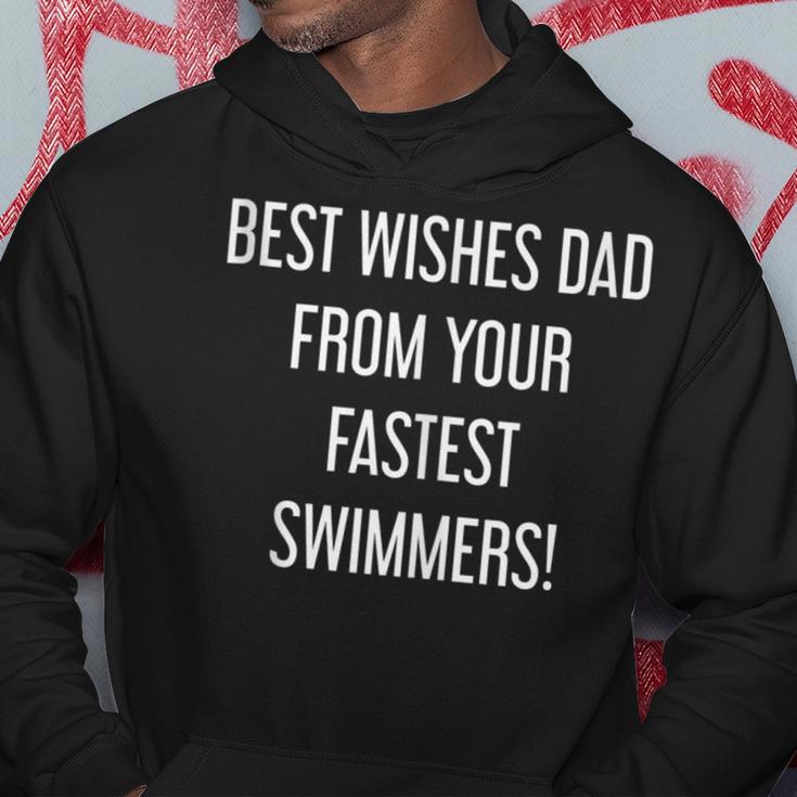 Herrenatertag Papaater Geburtstag Schnellsten Schwimmern Kapuzenpullover Lustige Geschenke