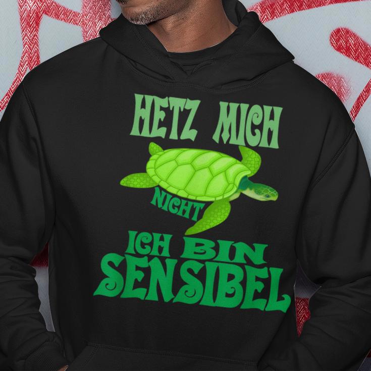 Hetz Mich Nicht Ich Bin Sensibel Kapuzenpullover Lustige Geschenke