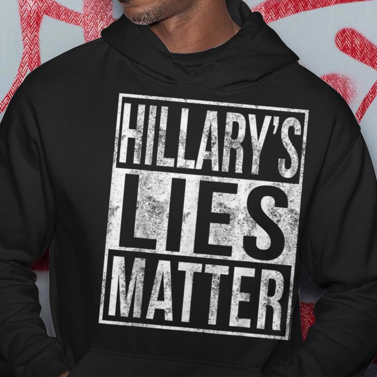 Hillary's Lies Matter Anti-Clinton Political Hoodie Unique Gifts