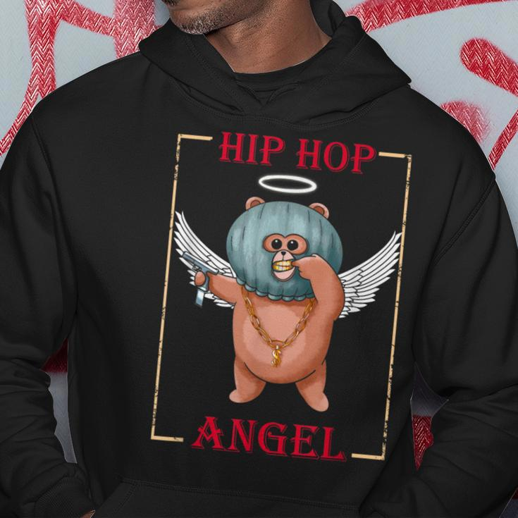 Hip Hop Angel Teddy Cute Gangster Bear Hoodie Unique Gifts
