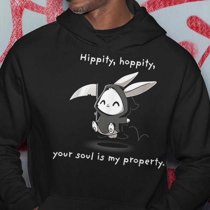Hippity Hoppity Your Soul Is My Property Hoodie Funny Gifts