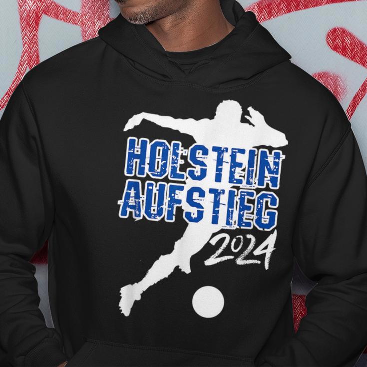 Holstein Football Kicken Fan Kiel Stadium Blue Kapuzenpullover Lustige Geschenke