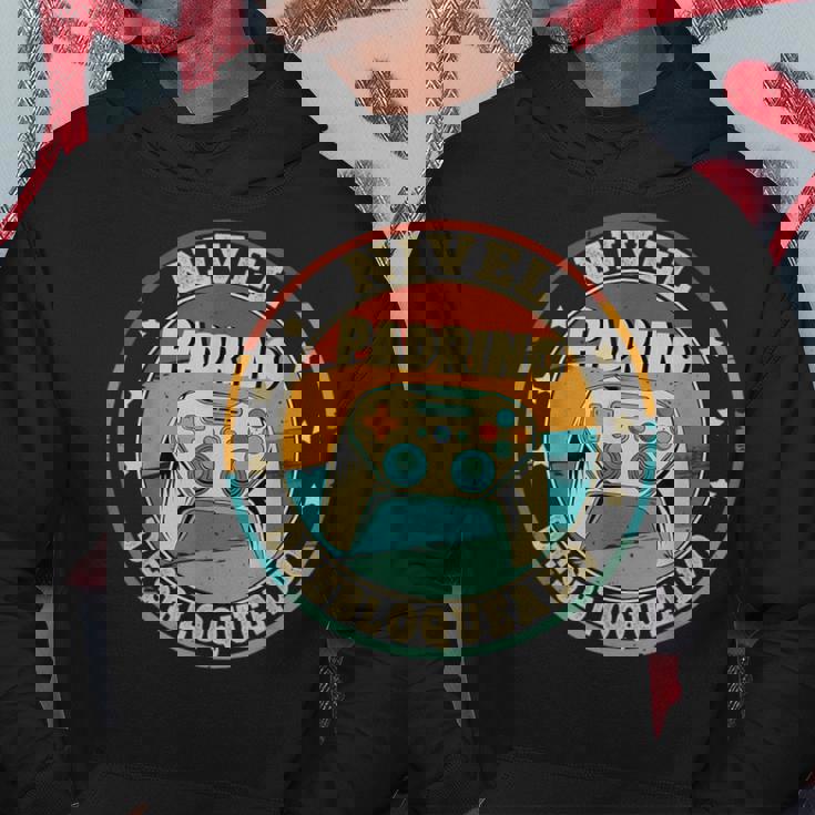 Hombre Padrino Nivel Desbloqueado Regalo Padrino Sudadera Regalos divertidos