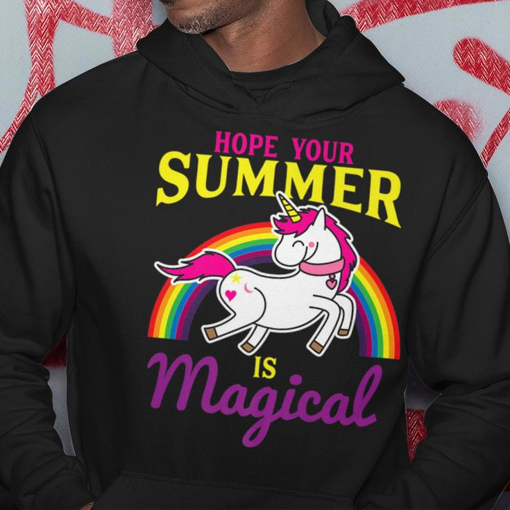 Hope Your Summer Is Magical Last Day Of School Unicorn Hoodie Unique Gifts