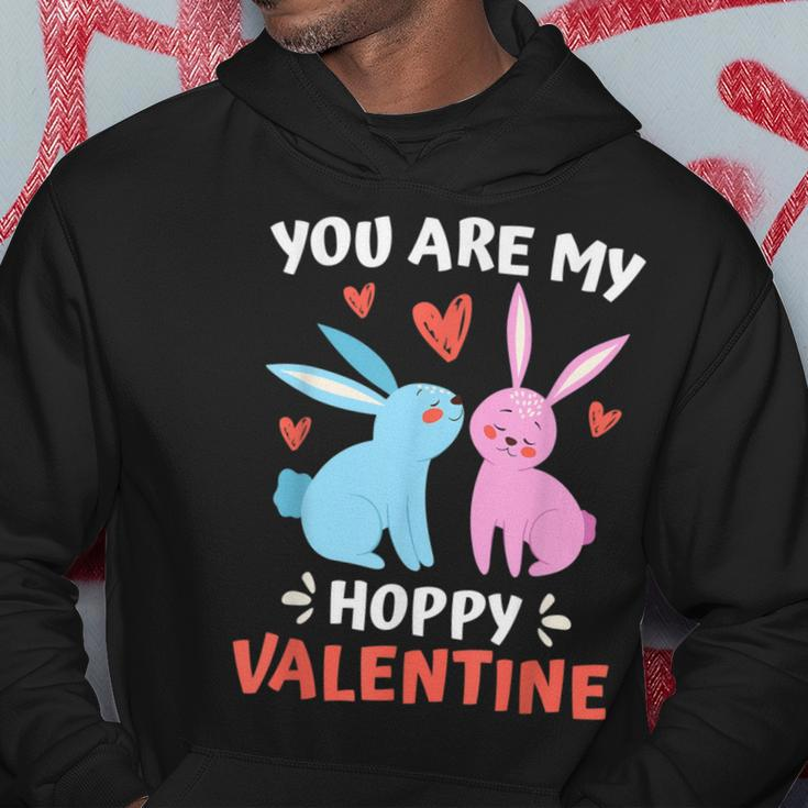 Hoppel Rabbit Ich Liebe Mein Hasen Valentine's Day Hoodie Lustige Geschenke