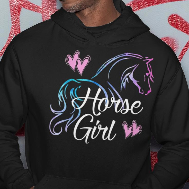 Horse Girl Equestrian Ridern Tween Kid Women Horse Lover Hoodie Unique Gifts
