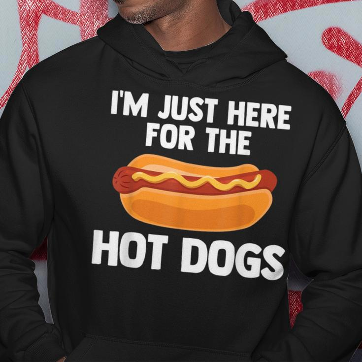 Hot Dog I'm Just Here For Hot Dogs Hoodie Unique Gifts