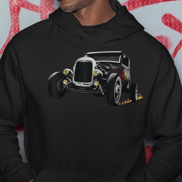 Hot Rod Car Retro Vintage Race Hotrod Rat Rod Classic Dad Hoodie Unique Gifts