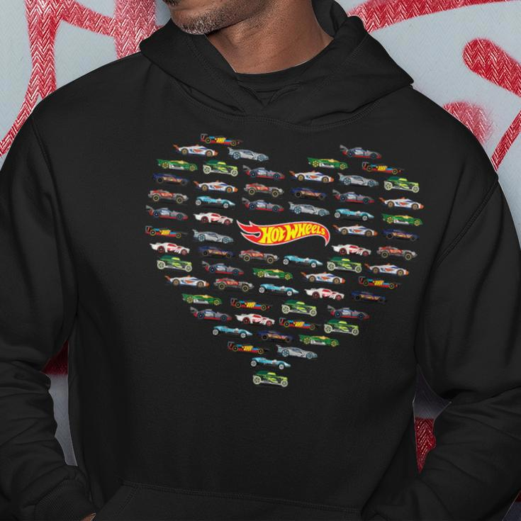 Hot Wheel Valentines Heart Shape Hoodie Unique Gifts