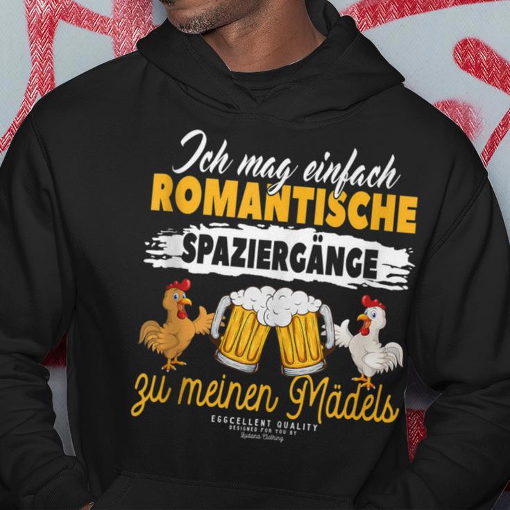 Hühner Papa Gartenhühner Spaziergänge Zu Meinen Mädels Bier Kapuzenpullover Lustige Geschenke